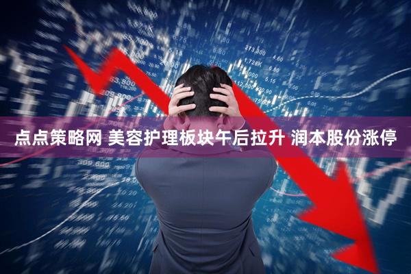 点点策略网 美容护理板块午后拉升 润本股份涨停